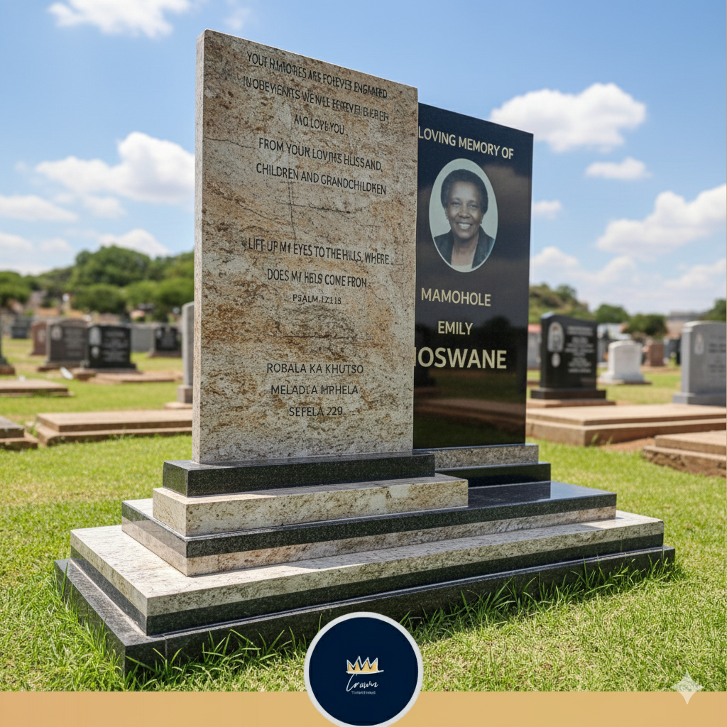 Executive Dual Panel Tombstone