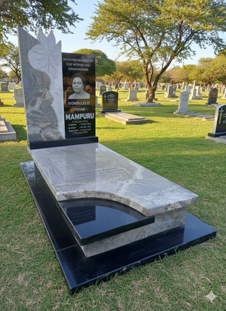 Executive Flower Tombstone