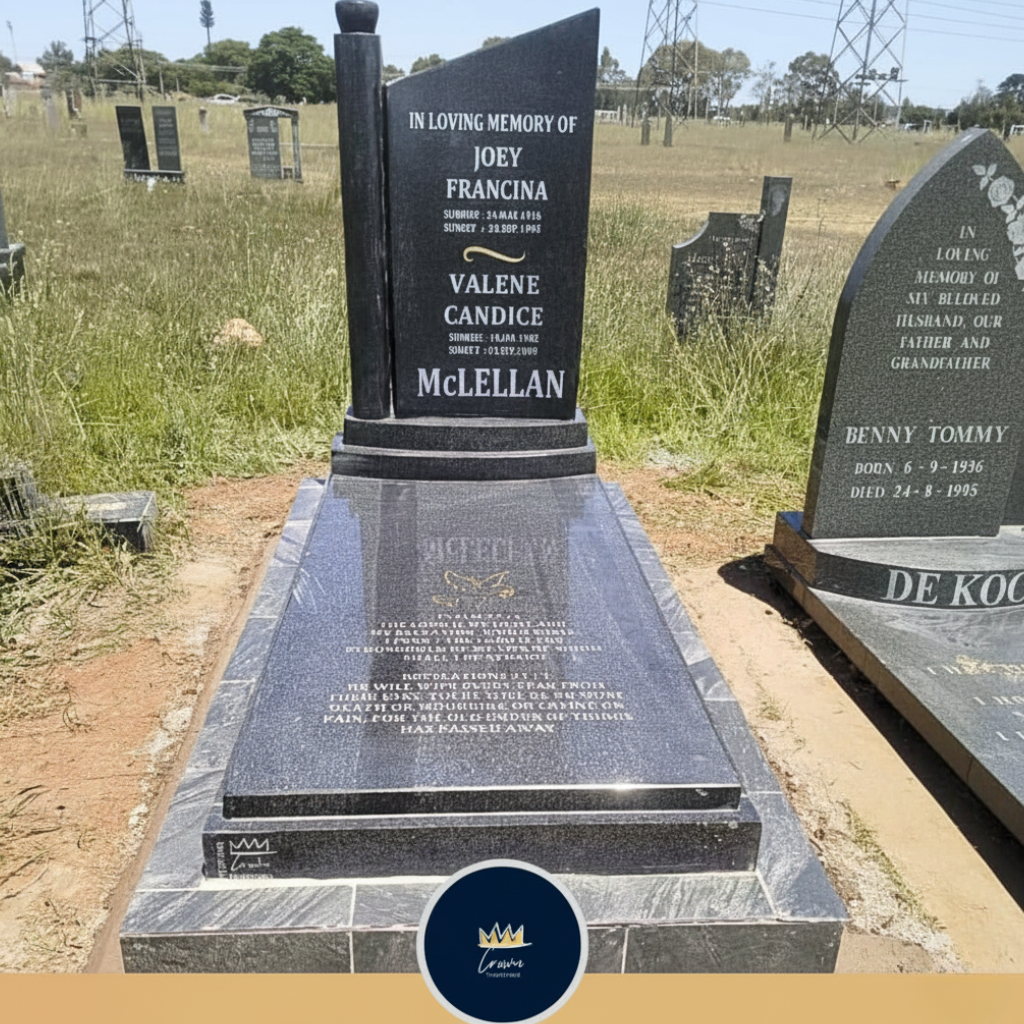 Standard Architectural Pillar & Full Ledger Memorial