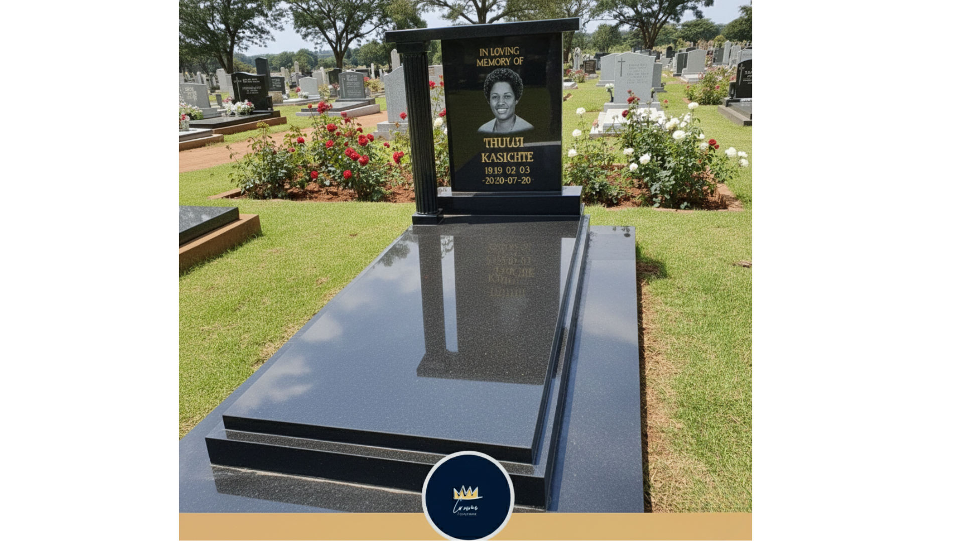 Standard Framed Full Ledger Memorial
