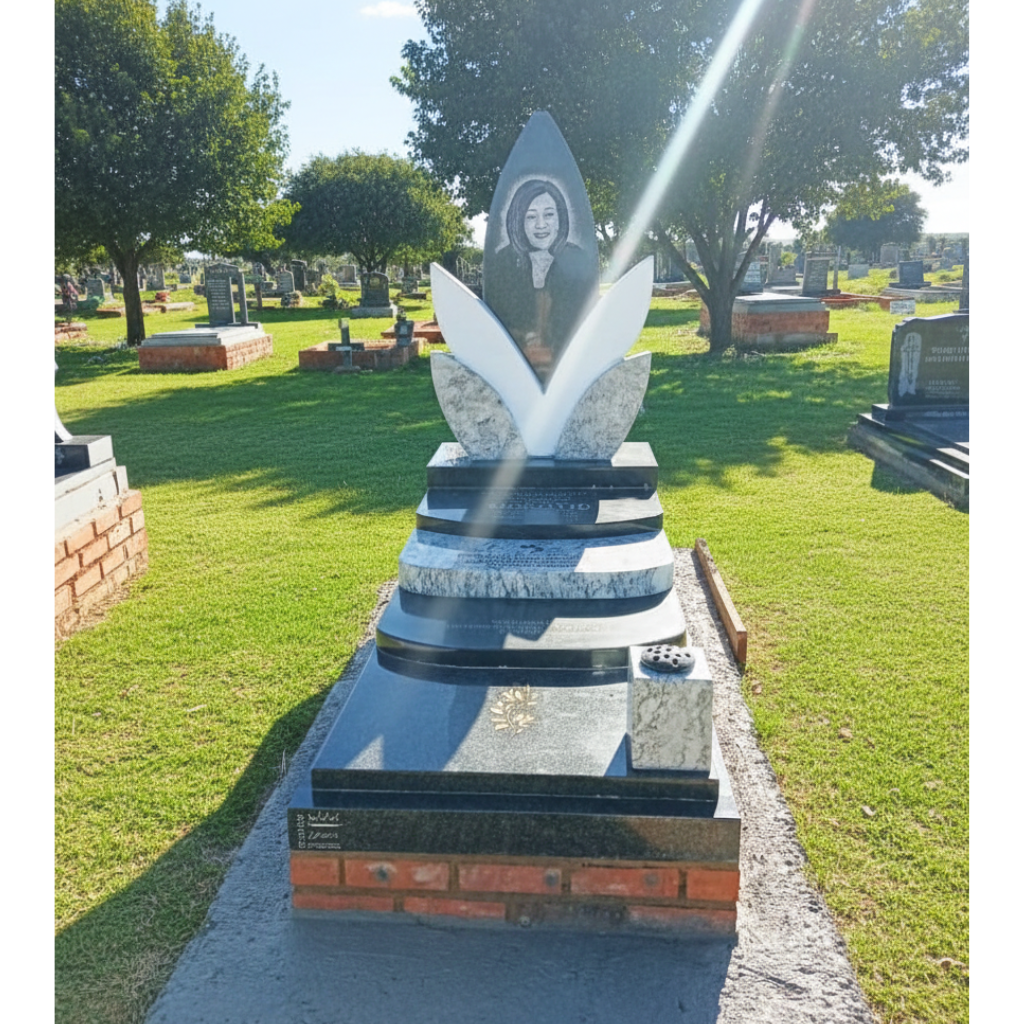 Premium Budding Flower Memorial: Artistic Ascent