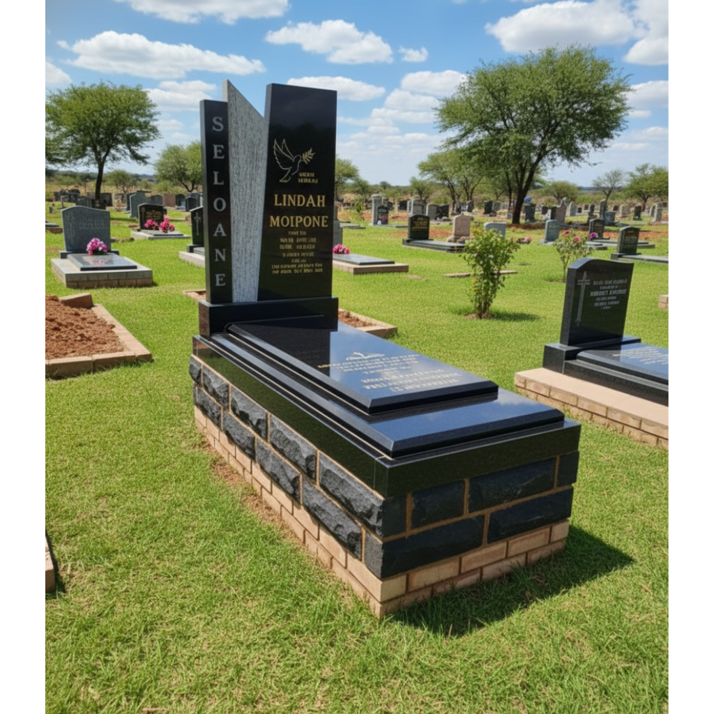 Standard Dual-Wing Split Panel Memorial
