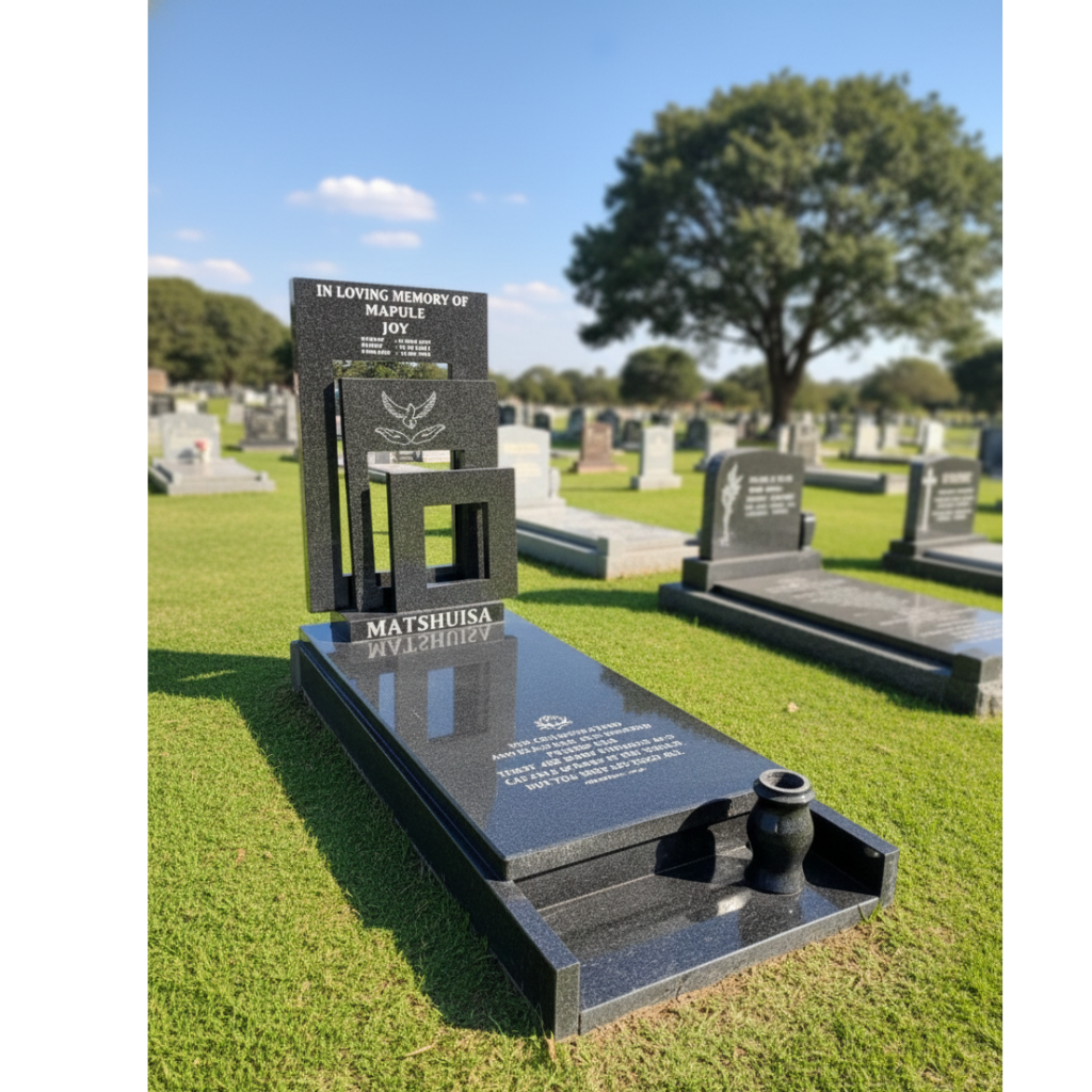 Premium Abstract Nested Frame Ledger Memorial