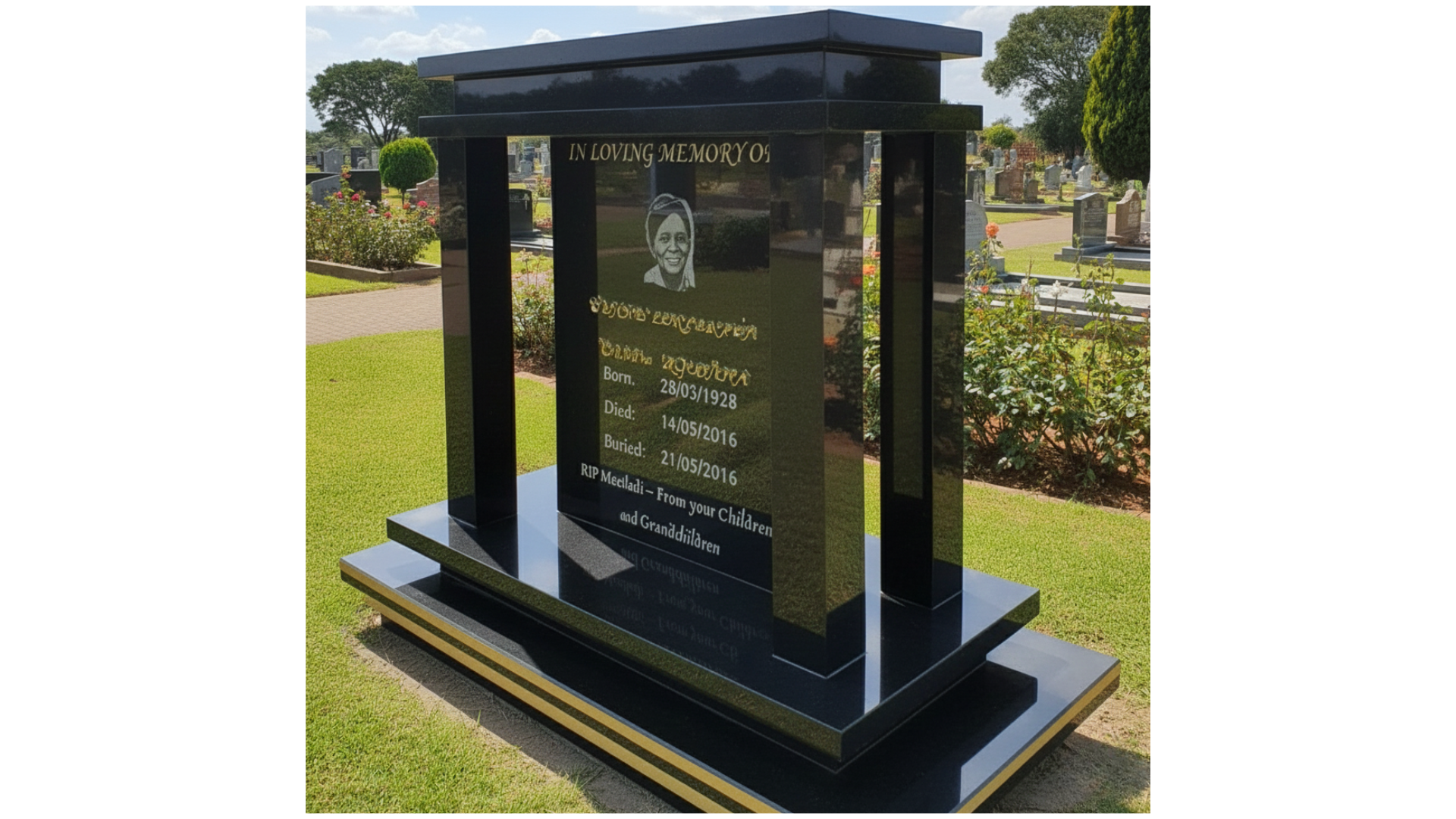 Executive Architectural Canopy Frame Memorial