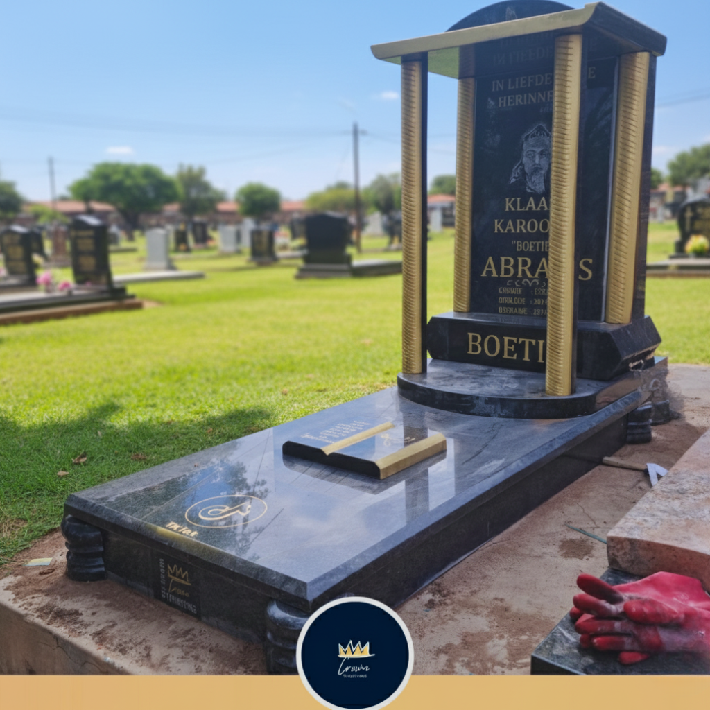 Premium Gilded Canopy & Open Book Memorial