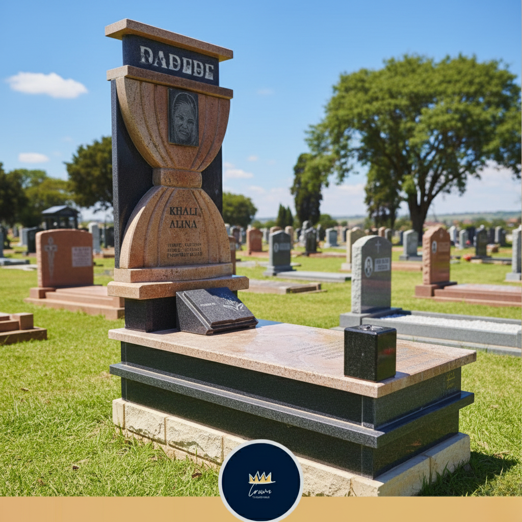 Premium Hourglass Shape Memorial: Timeless Remembrance