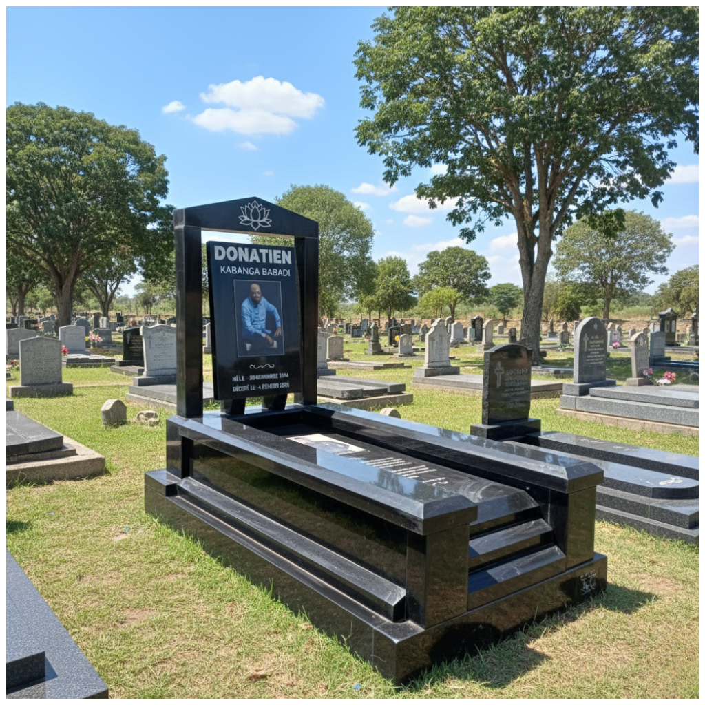 Executive Lotus Frame Memorial: Modern & Elegant