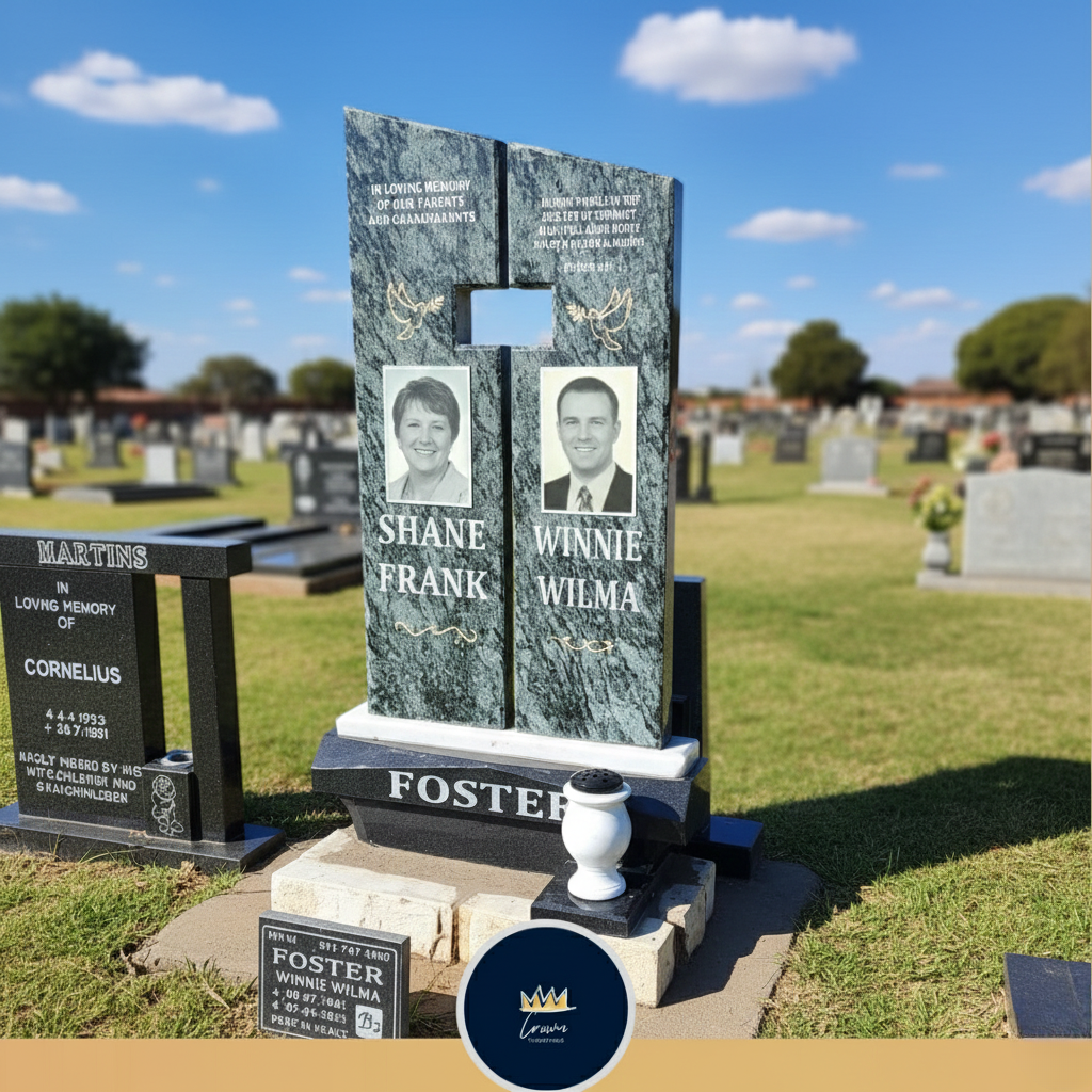 Twin Panel Headstone