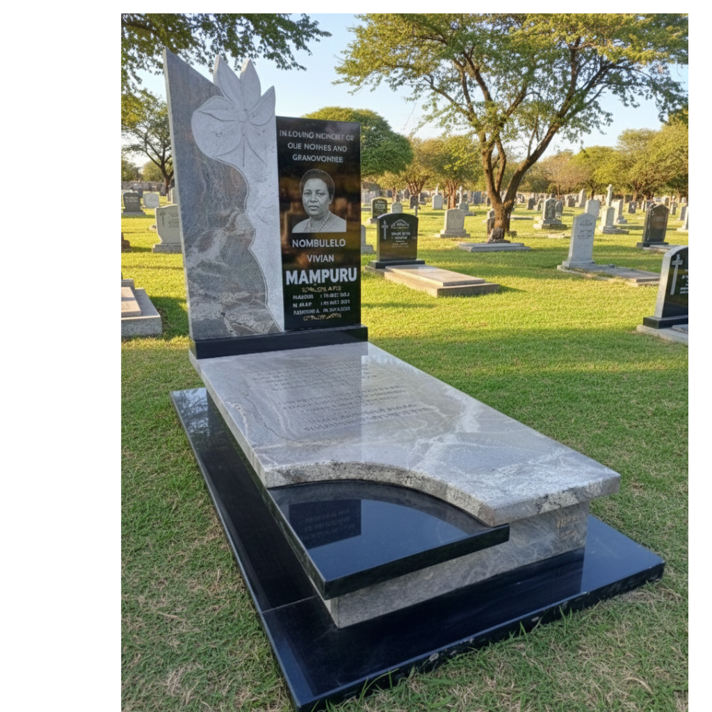 Executive Flower Tombstone